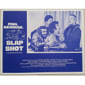 Slapshot - Original 1977 Universal U.S.A. Blue Lobby Cards x 3